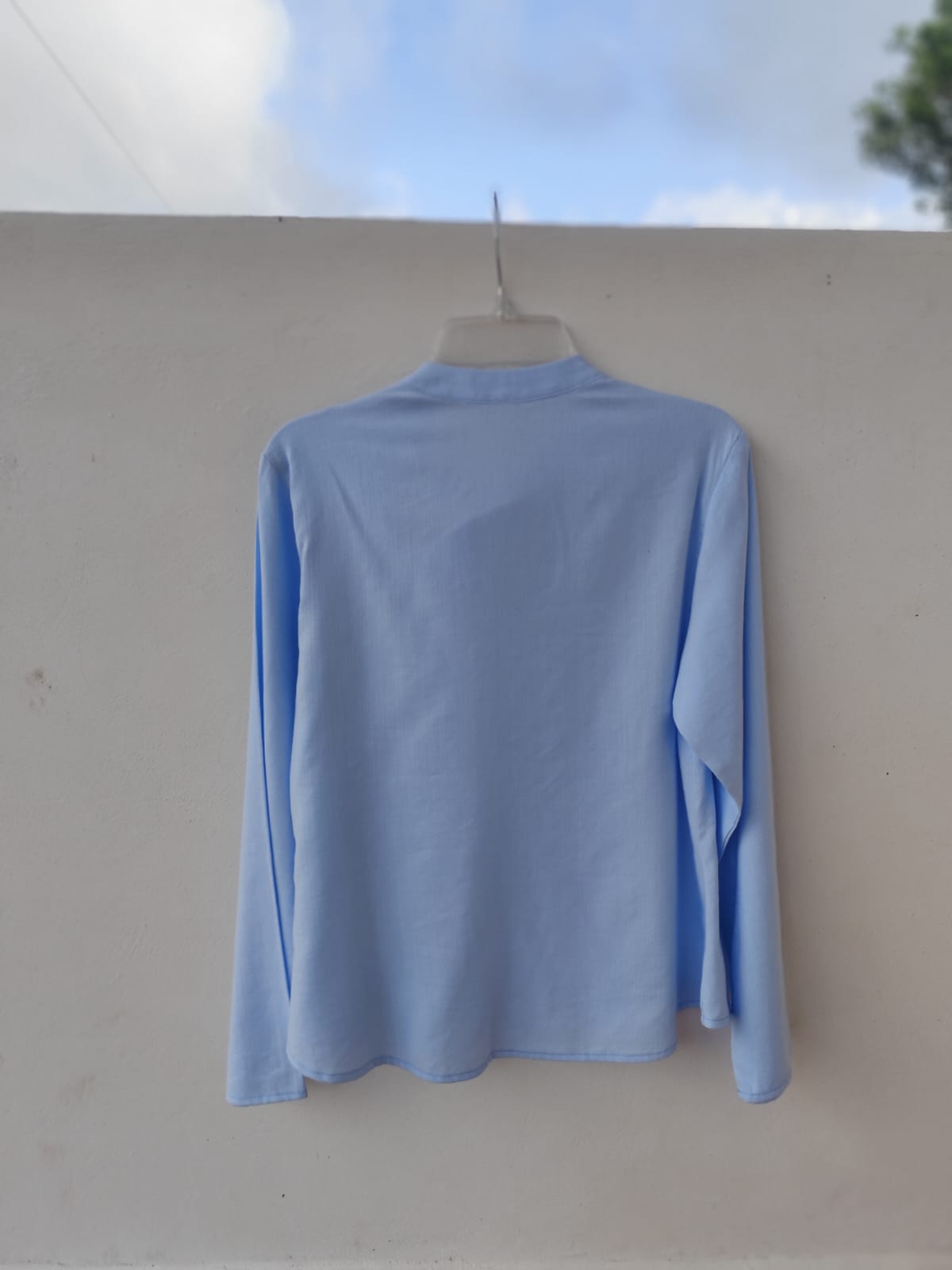 Blusa Lazo en Lino de bambú