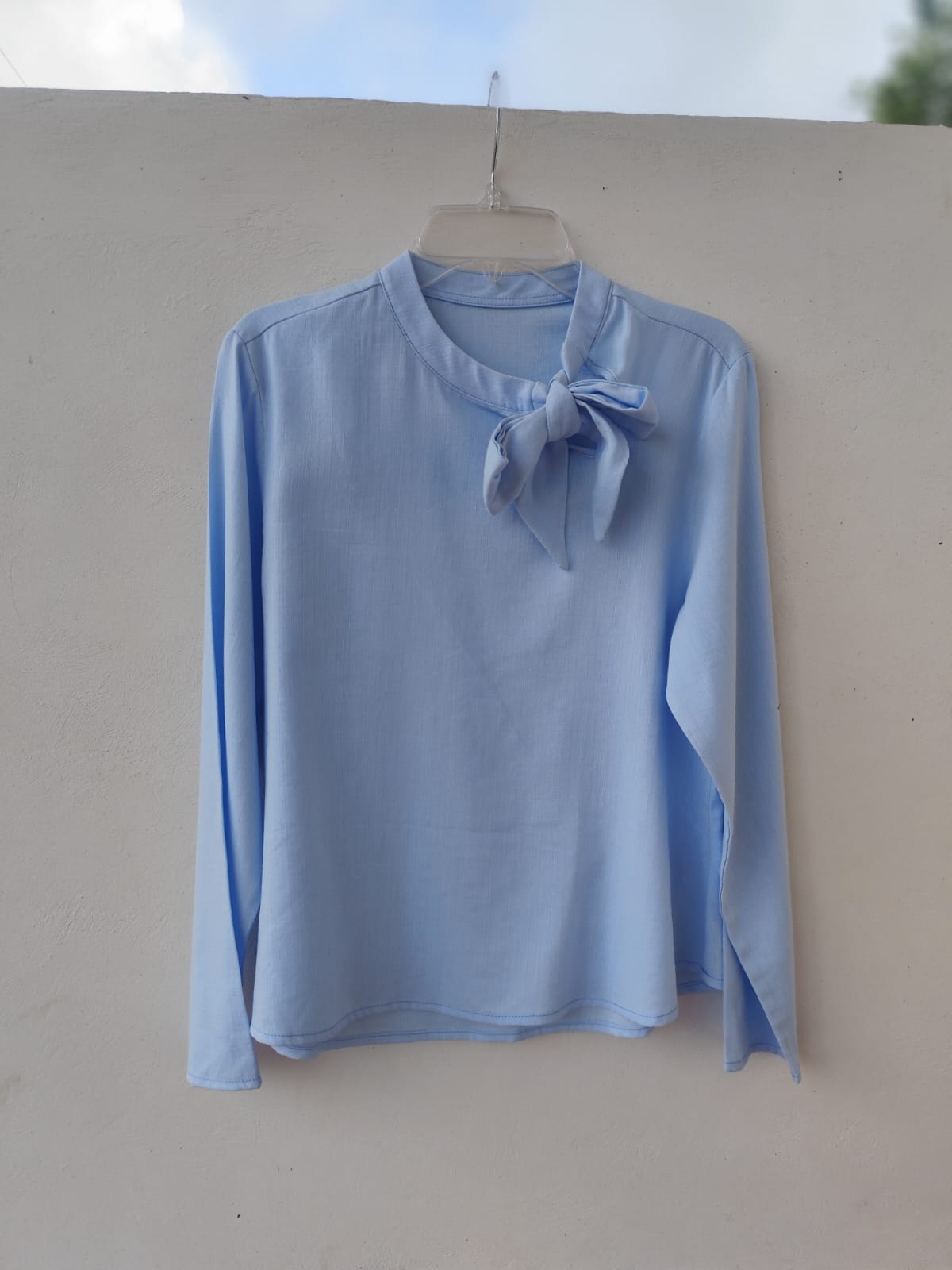 Blusa Lazo en Lino de bambú