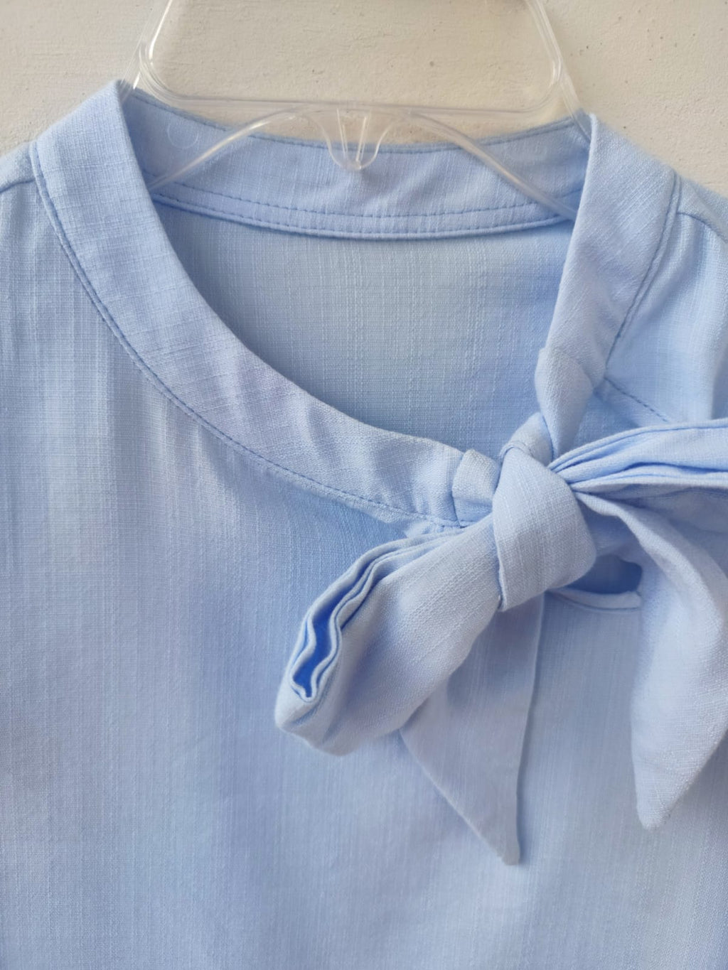 Blusa Lazo en Lino de bambú