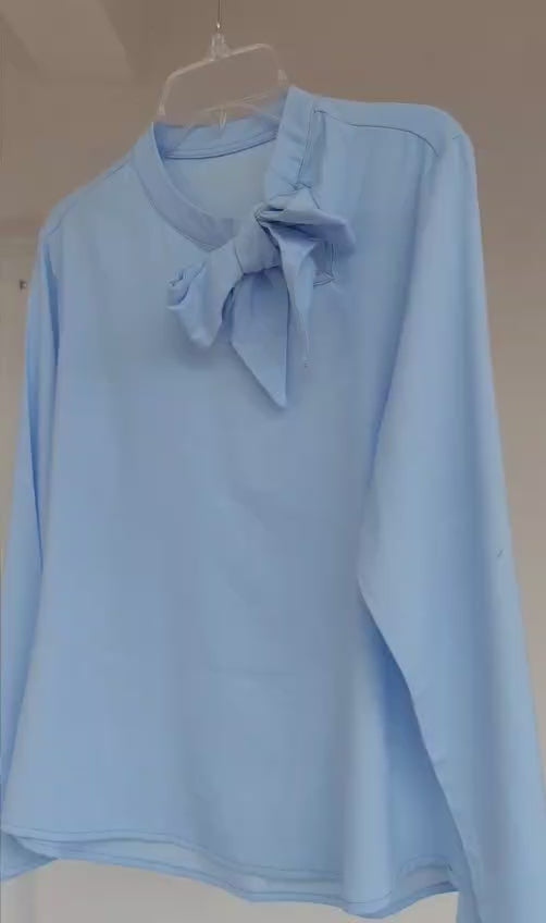 Blusa Lazo en Lino de bambú